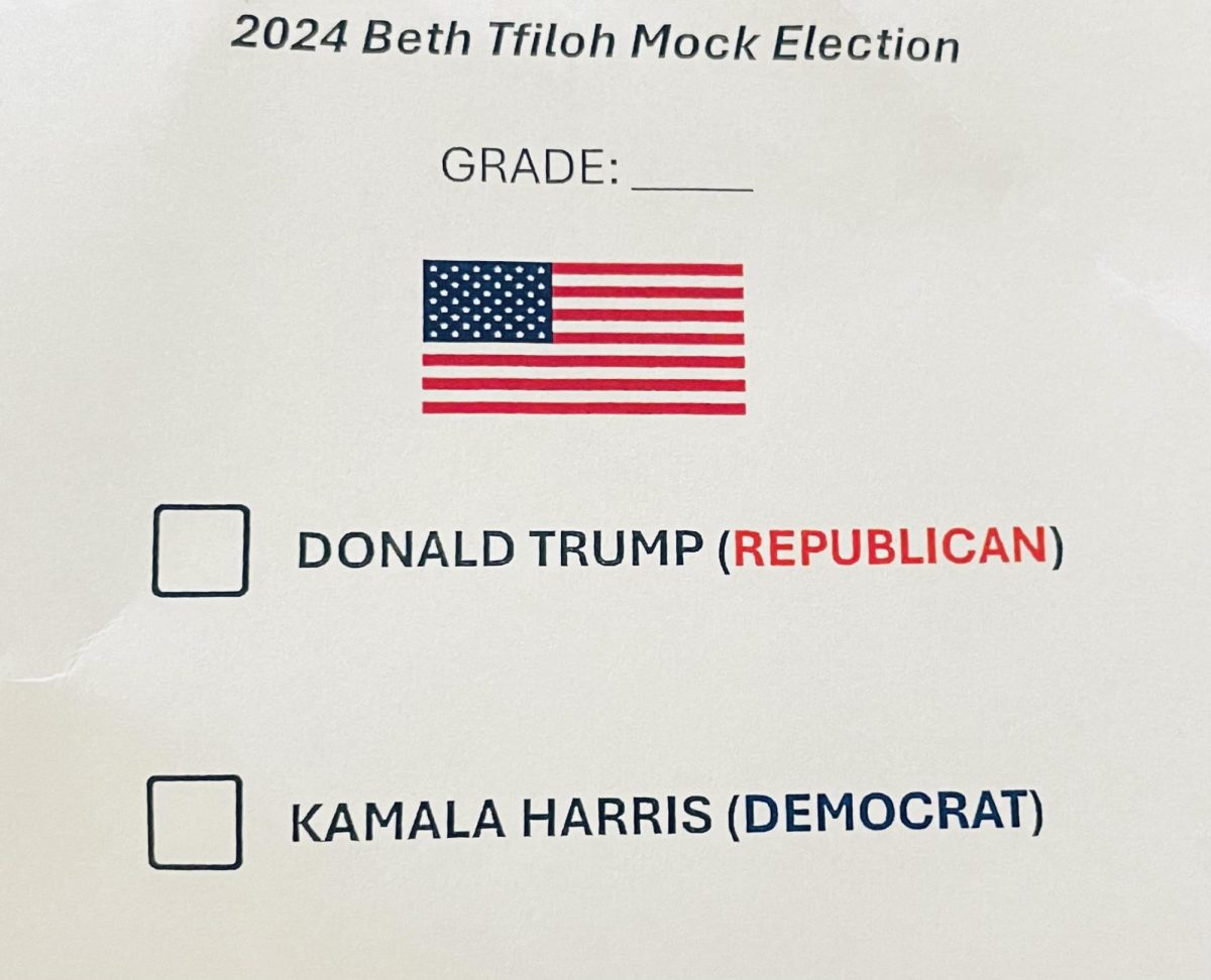 Ballot for Mock Election